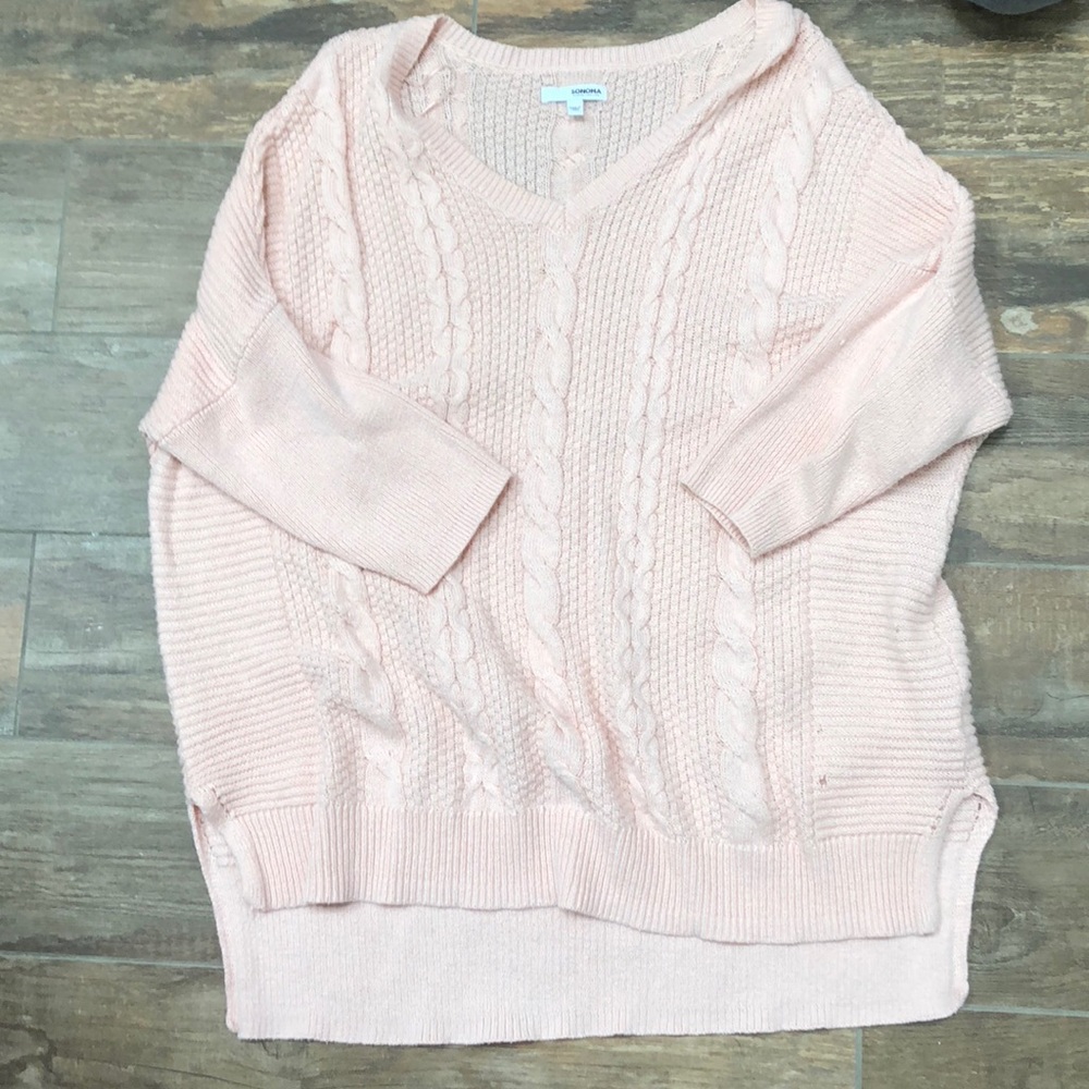 Sonoma XL pink sweater